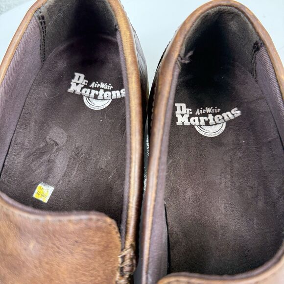 Dr. Martens Marlow Size Men’s 9 M Brown Leather Slip On Comfort Loafers - Picture 10 of 12